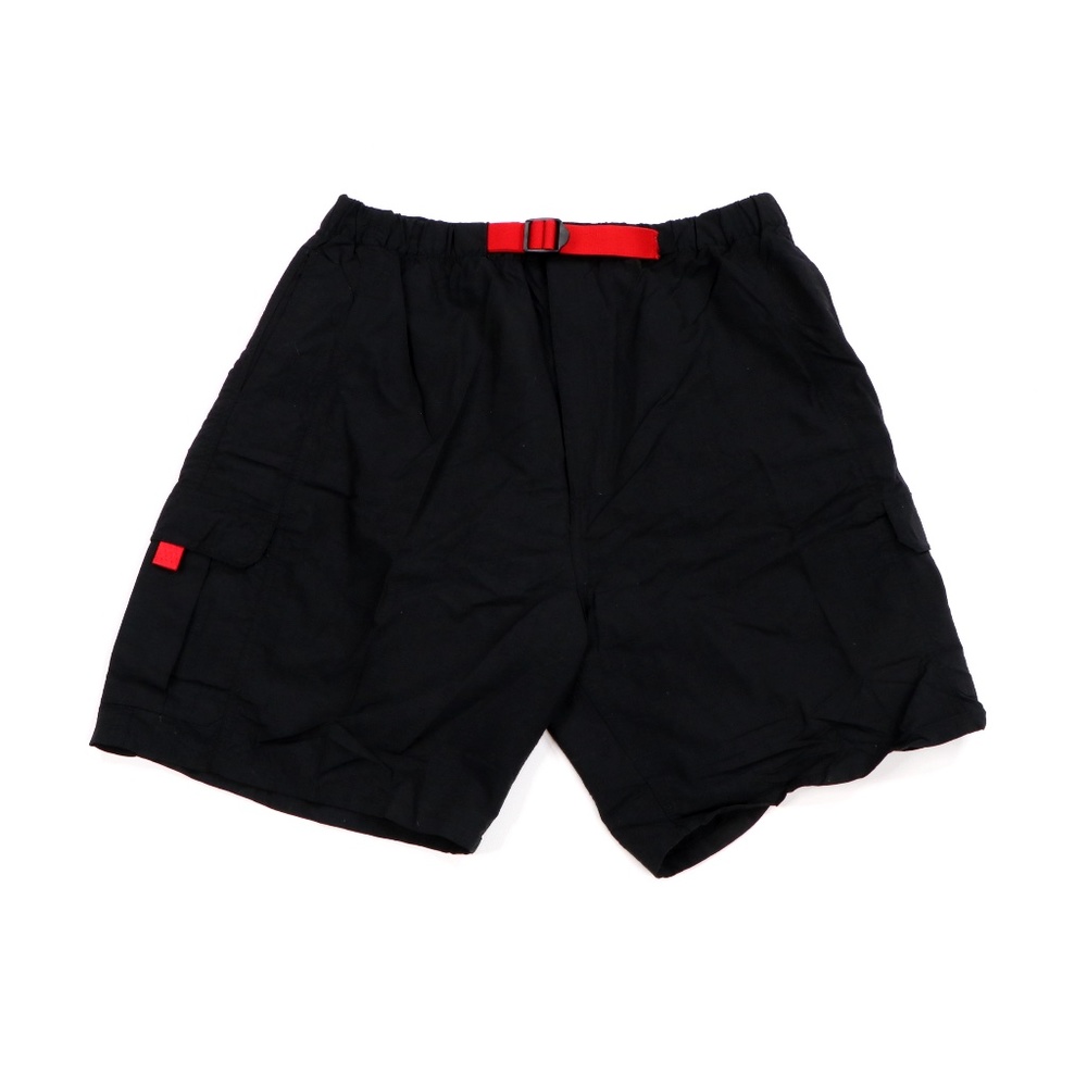 Vintage 90s Marlboro Belted Hiking Shorts Black